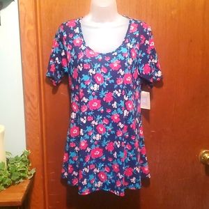 Lu La Roe flowered tunic top